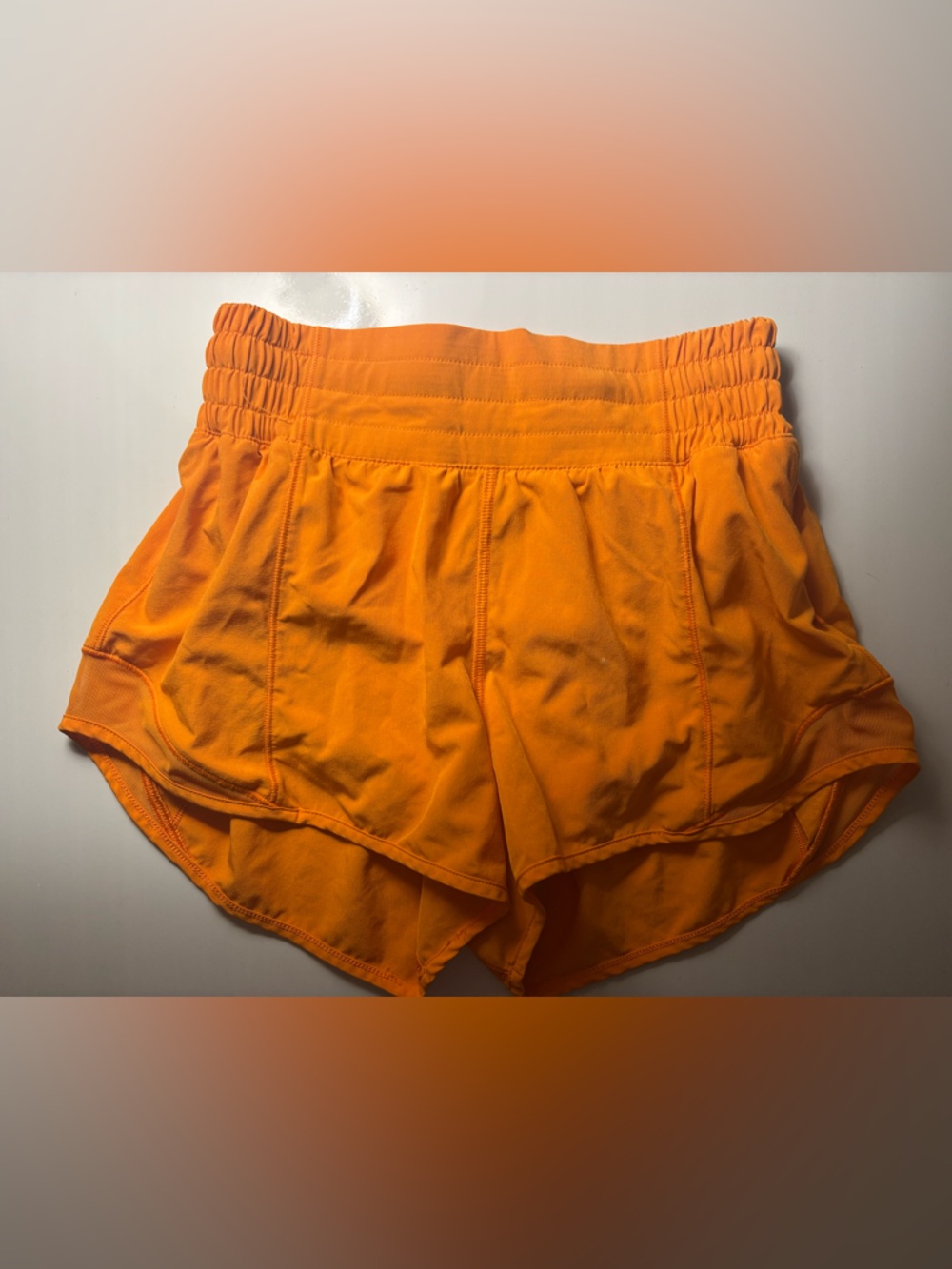 lululemon athletica Orange Athletic Shorts